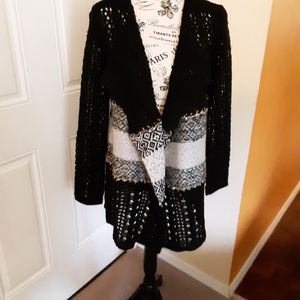 NWOT Boho Style Indigo Thread co Cardigan